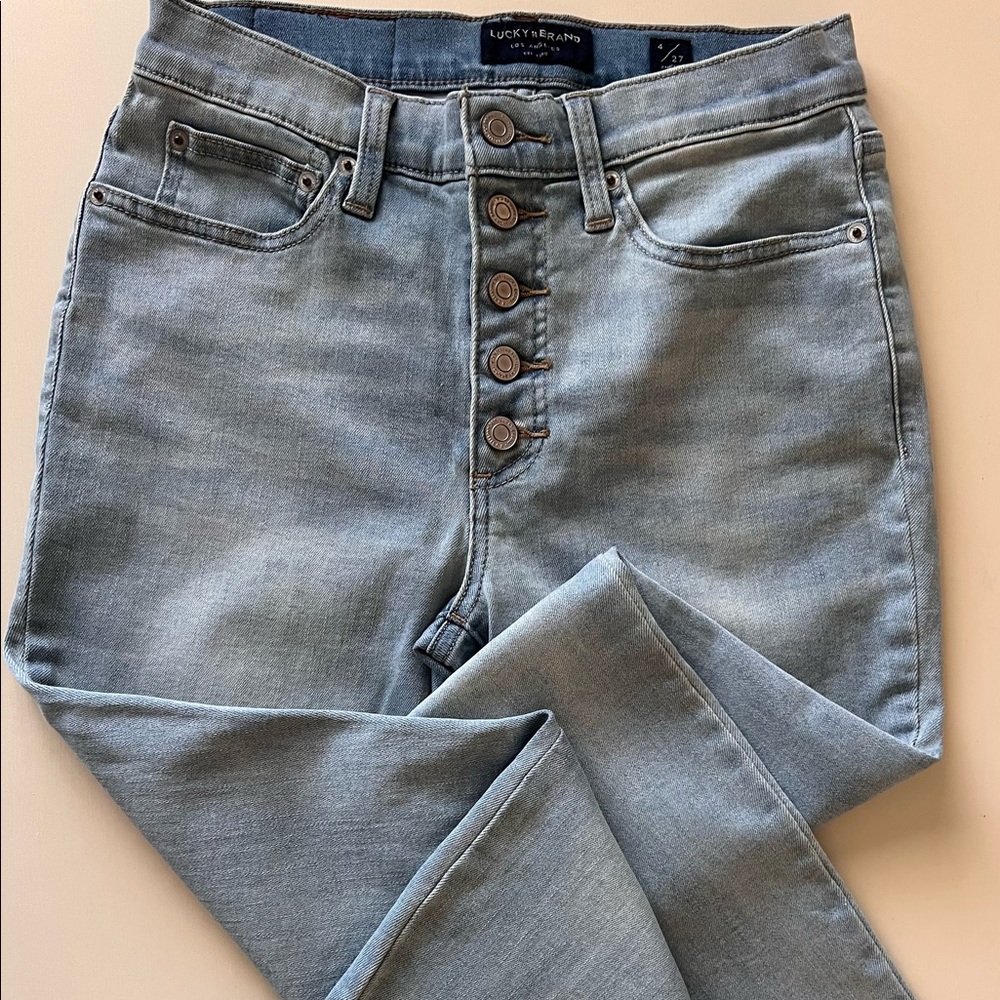 Lucky Brand Women’s girls Bridgette high waist skinny jeans size 4 light stretch